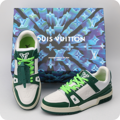 Tênis LV Trainer Skate White Green
