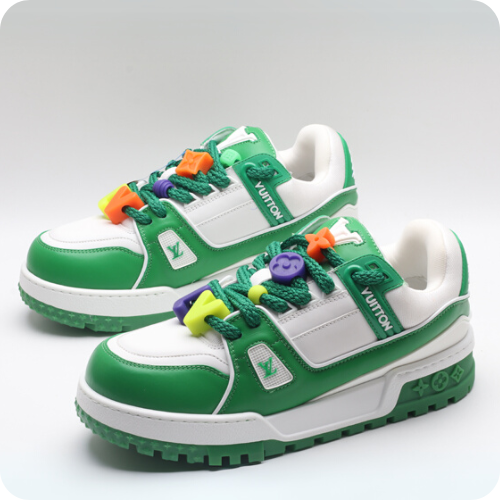 Tênis LV Trainer Green Icon Edition