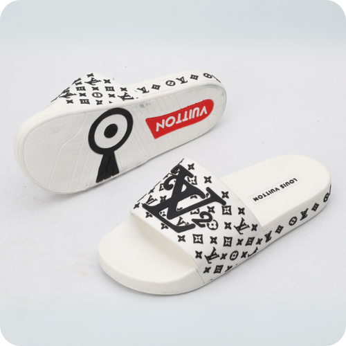 Chinelo LV Slipper White