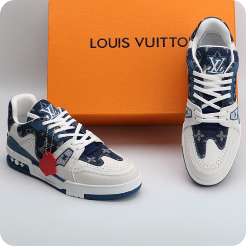 Tênis LV Trainer White Blue