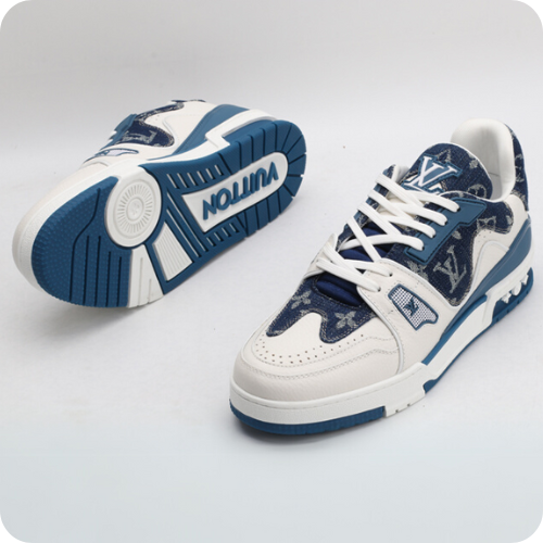 Tênis LV Trainer White Blue