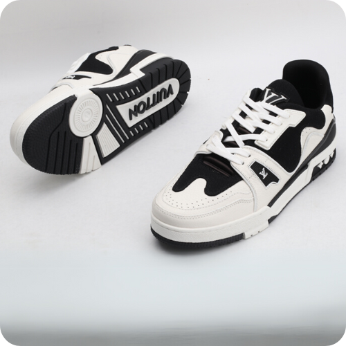 Tênis LV Trainer White Black