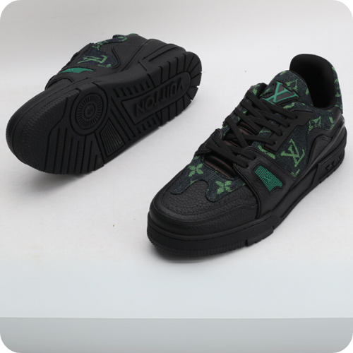 Tênis LV Trainer Black Green