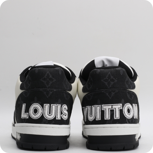 Tênis LV Trainer White Black v3