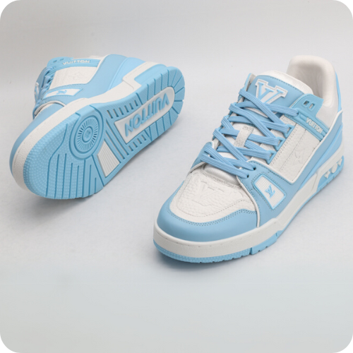 Tênis LV Trainer Baby Blue