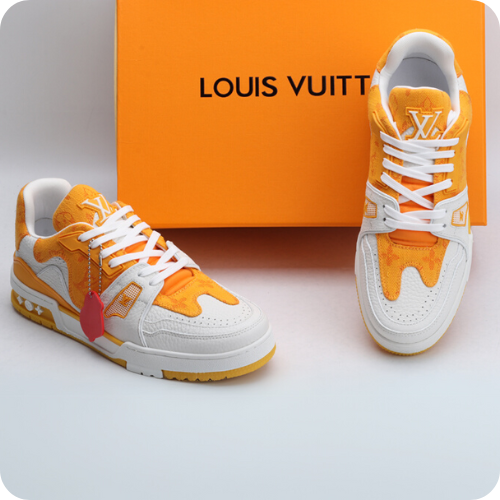 Tênis LV Trainer White Orange