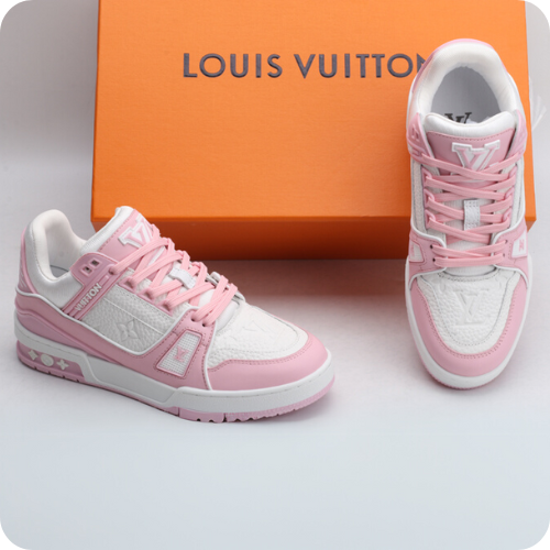 Tênis LV Trainer Pastel Pink