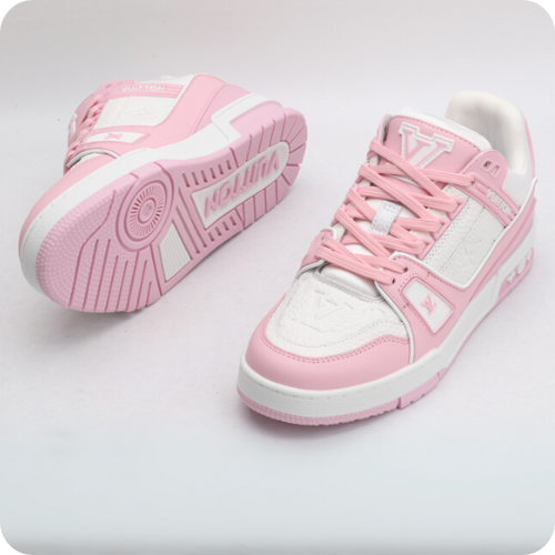 Tênis LV Trainer Pastel Pink