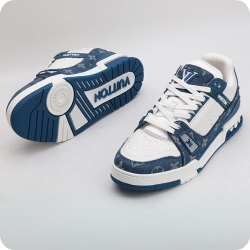 Tênis LV Trainer White Blue v2