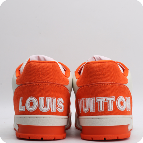Tênis LV Trainer White Orange v3