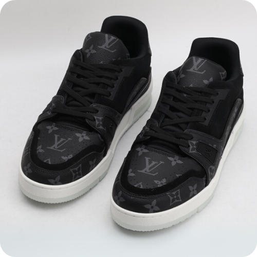 Tênis LV Trainer Monogram Eclipse Black