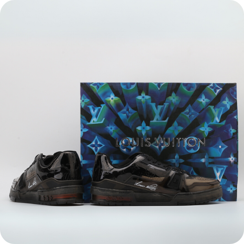 Tênis LV Pelle S.Gomma Black